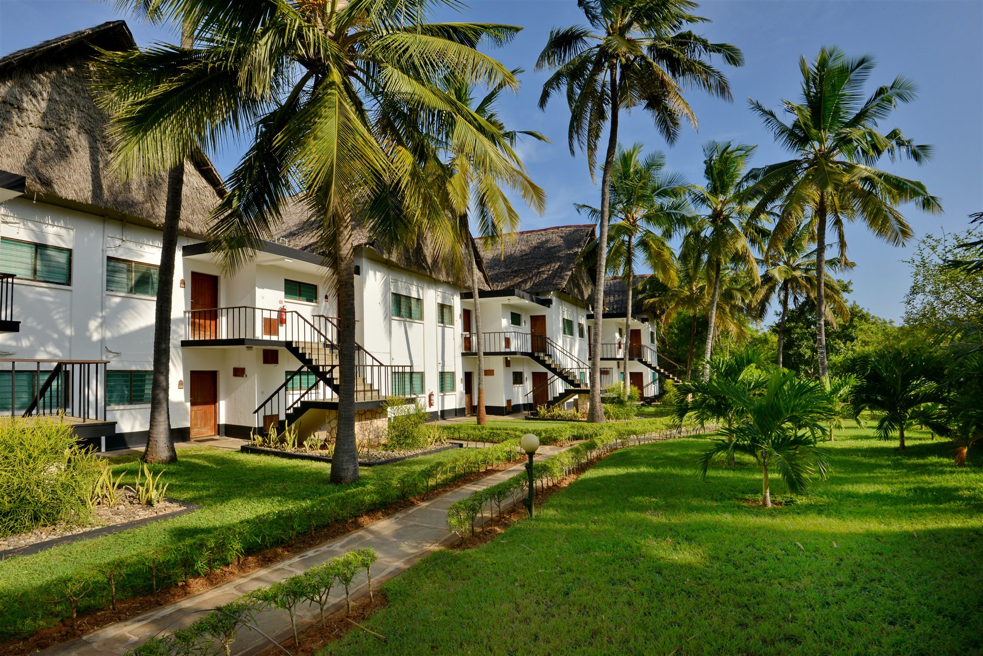 The exterior grounds along Kilifi Creek at Mnarani Beach Club